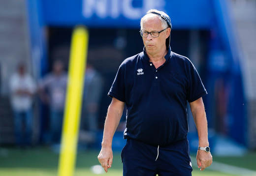 förbundskapten Lars Lagerbäck  på Islands