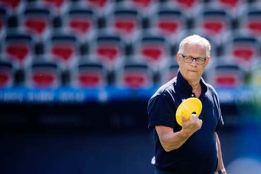 förbundskapten Lars Lagerbäck på Islands