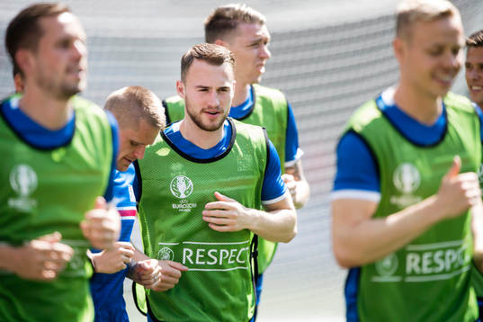 Rúnar Már Sigurjonsson på Islands fotbollslandslags