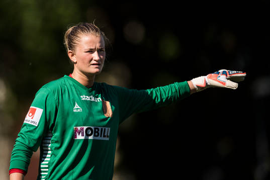 Hammarbys målvakt Lina Ringshamre