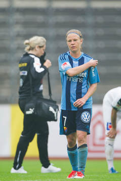 Djurgårdens Katrin Schmidt deppar