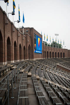 Interiör av Stockholms Stadion