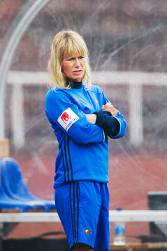Djurgårdens tränare Yvonne Ekroth