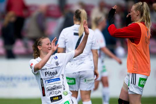 Piteås Klara Grahn jublar