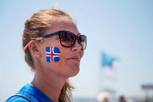 Isländska supportrar