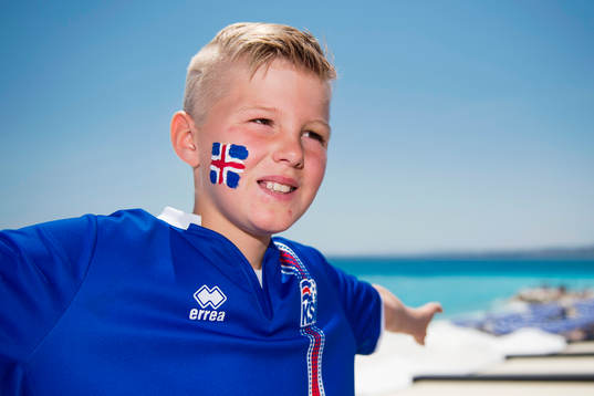 Isländska supportrar