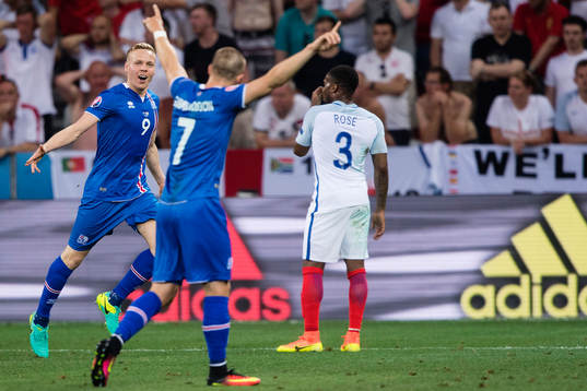 Islands Kolbeinn Sigthorsson jublar