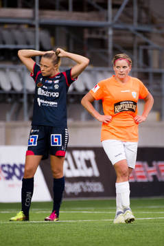 Linköpings Stina Blackstenius och Göteborgs Sara Linden