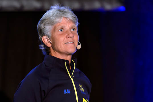 Sveriges förbundskapten Pia Sundhage