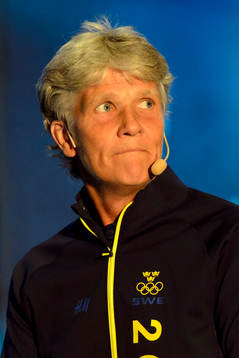 Sveriges förbundskapten Pia Sundhage