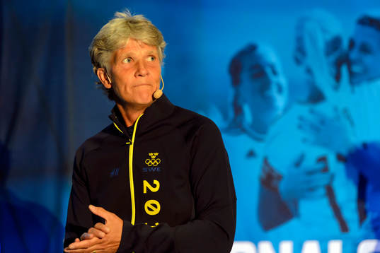 Sveriges förbundskapten Pia Sundhage