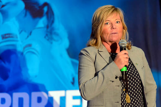 Sveriges Landslagschef Marika Domanski Lyfors