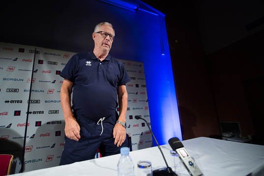 Islands förbundskapten Lars Lagerbäck