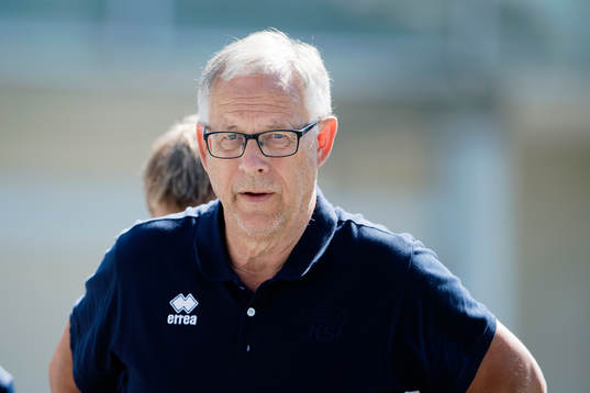 Islands förbundskapten Lars Lagerbäck