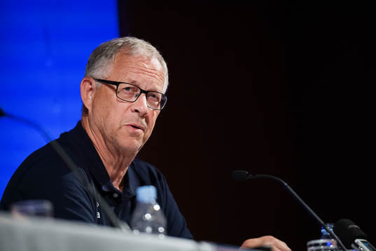 Islands förbundskapten Lars Lagerbäck