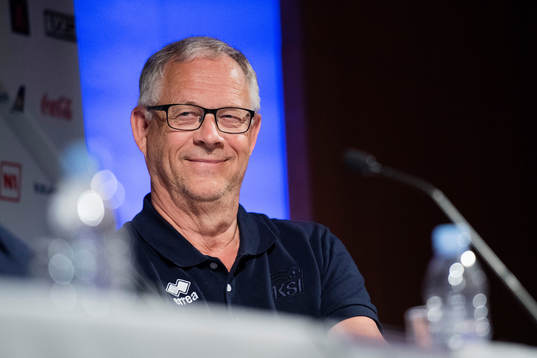 Islands förbundskapten Lars Lagerbäck