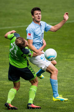 Malmö FFs Mattias Andersson och Odense Mathias Greve