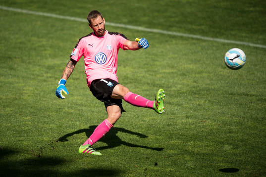Malmö FFs målvakt Johan Wiland