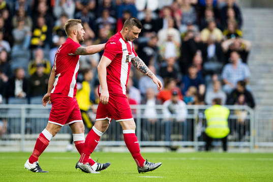 Bala Towns Stuart Jones och Tony Davies deppar