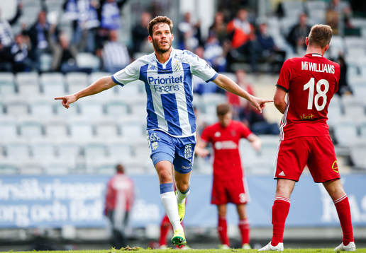 IFK Göteborgs Emil Salomonsson jublar