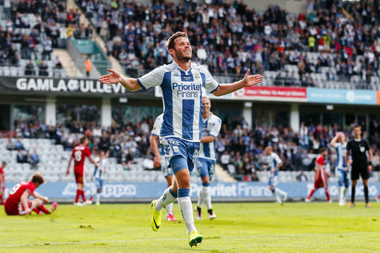 IFK Göteborgs Emil Salomonsson jublar