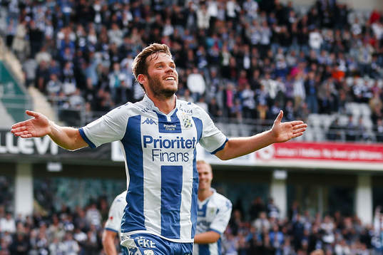 IFK Göteborgs Emil Salomonsson jublar