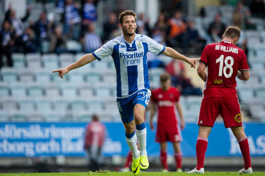 IFK Göteborgs Emil Salomonsson jublar