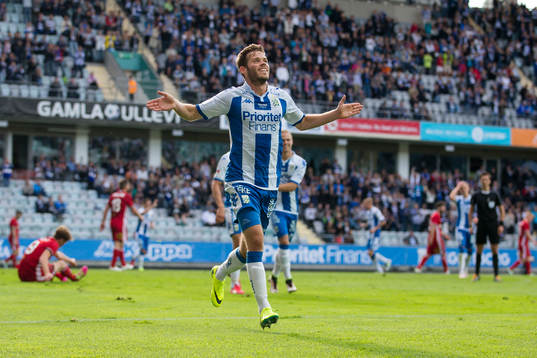 IFK Göteborgs Emil Salomonsson jublar