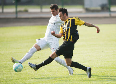 IFK Hässleholms Karim Al-Asi i matchen i division 2 mellan
