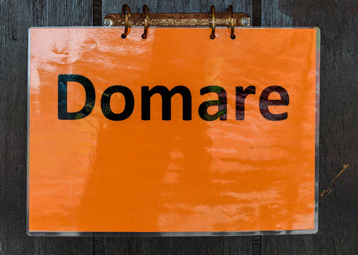 Generell bild på en skylt med texten "Domare"