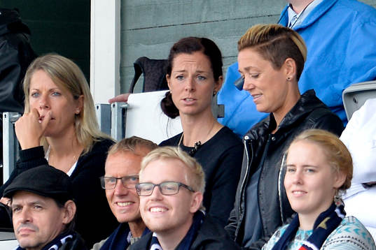 Rosengårds Lotta Schelin och sportchef Therese Sjögran