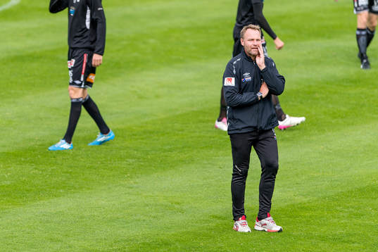 Varbergs assisterande tränare Torbjörn Arvidsson före