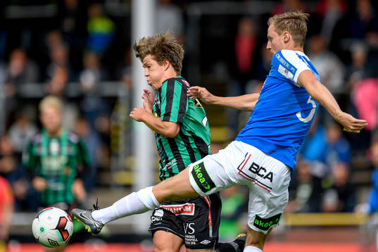Varbergs Joel Palmquist och Trelleborgs Anton Tideman