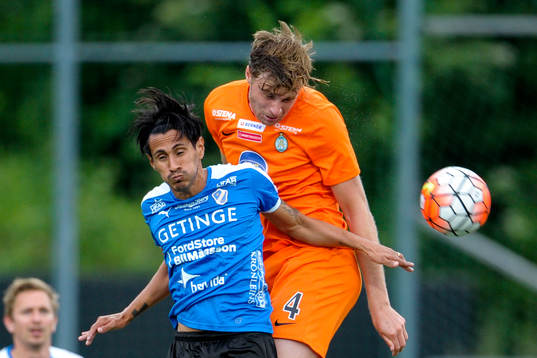 Halmstads Antonio Rojas och Athletics Daniel Jarl
