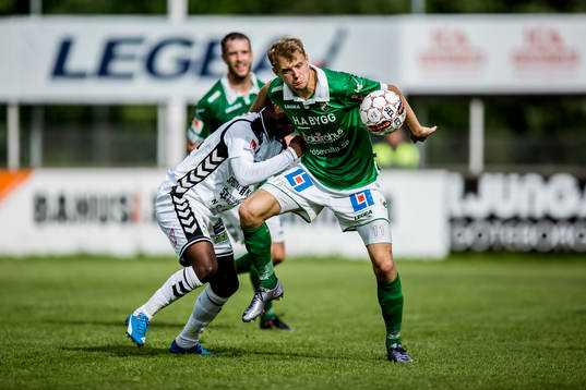 Ljungskiles Jakob Olsson före GAIS Pule Maraisane