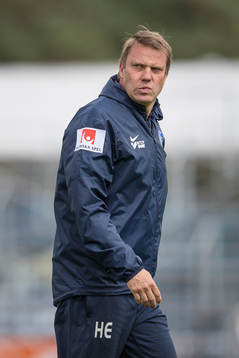 Falkenbergs tränare Hans Eklund deppar