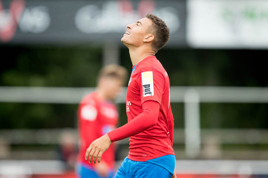 Helsingborgs Jordan Larsson deppar