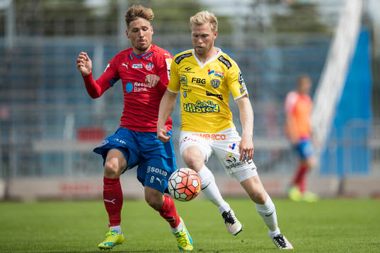 Helsingborgs Martin Christensen och Falkenbergs Per Karlsson
