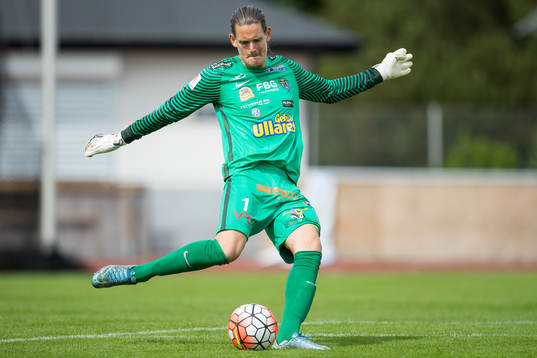 Falkenbergs målvakt Otto Martler