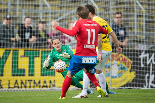 Falkenbergs målvakt Otto Martler