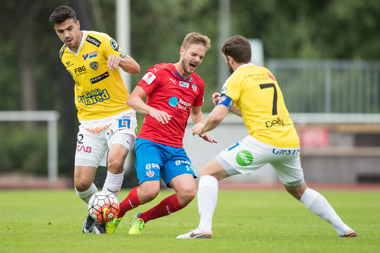 Falkenbergs Zlatan Krizanovic och Helsingborgs Johan