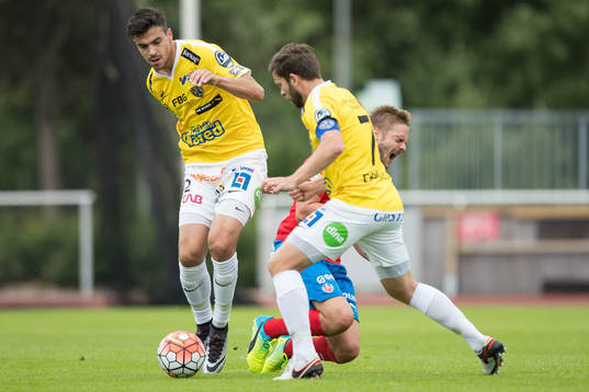 Falkenbergs Zlatan Krizanovic och Helsingborgs Johan