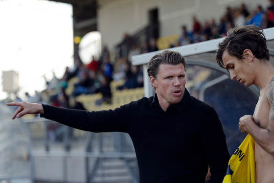 Ängelholms tränare Christian Järdler