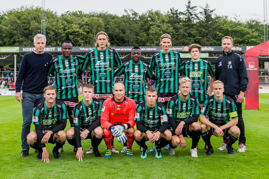 Varbergs startelva i fotbollsmatchen i Superettan mellan