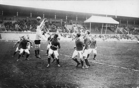 Federationsmatchen Sverige- Norge. 2 juli 1916
