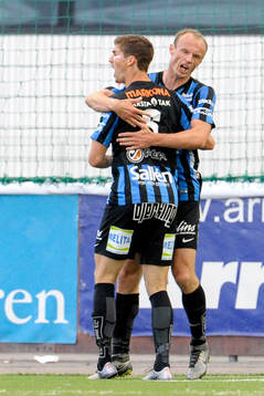Sirius Patrick Hopkins och Dragan Kapcevic jublar