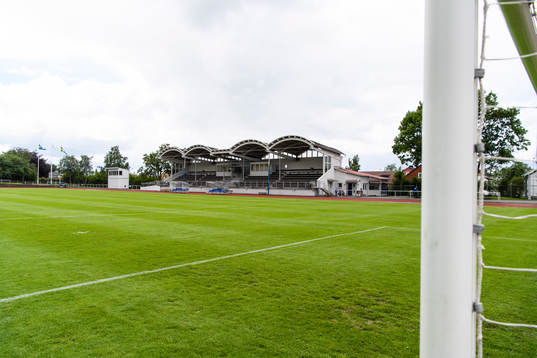 Odenplan innan en träningsmatch i fotboll mellan Elfsborg