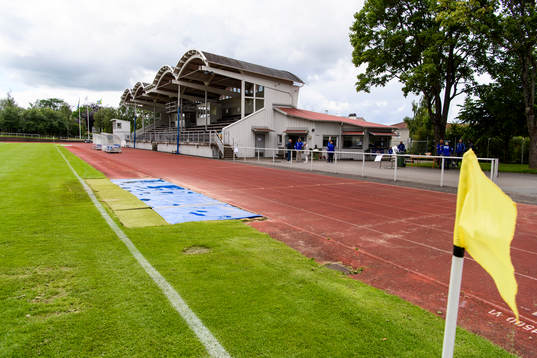 Odenplan innan en träningsmatch i fotboll mellan Elfsborg