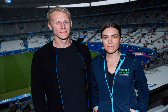 Radiosportens Richard Henriksson och Susanna Andrén