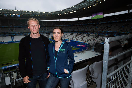 Radiosportens Richard Henriksson och Susanna Andrén